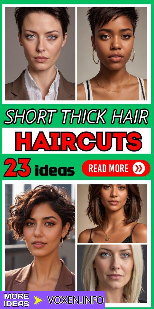 23 Top Short Haircuts for Thick Hair Women in 2024