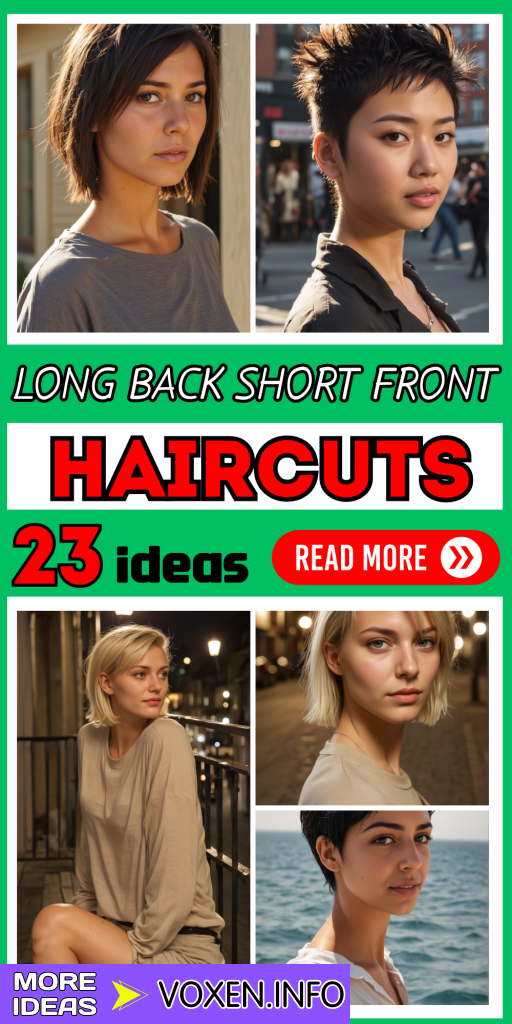 23 Discover the Trendy Long Back Short Front Haircut for Women