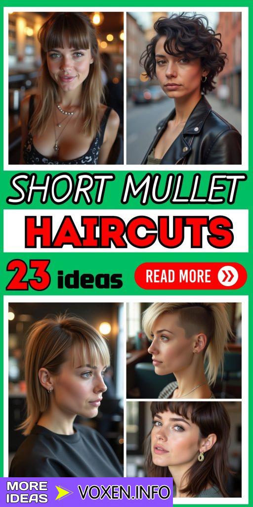 21 Top Short Mullet Haircuts: From Classic to Modern Styles for All Hair Types