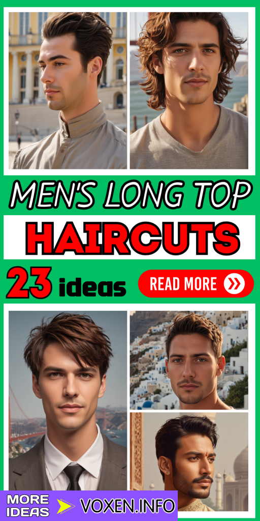 23 Top Men's Haircuts with Long Tops: Find Your Perfect Style