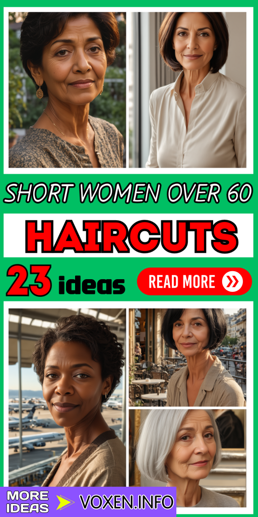 23 Top Short Haircuts for Women Over 60 in 2024 – Trendy & Chic Styles