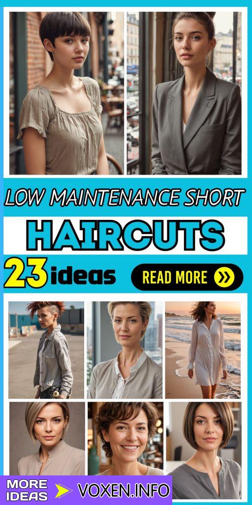 23 Effortless Style: Top Low Maintenance Short Haircuts for Busy Lifestyles