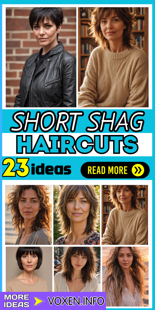 23 Trendy Short Shag Haircuts for 2024: Fine, Thick, Curly Hair & More | Women's Styles