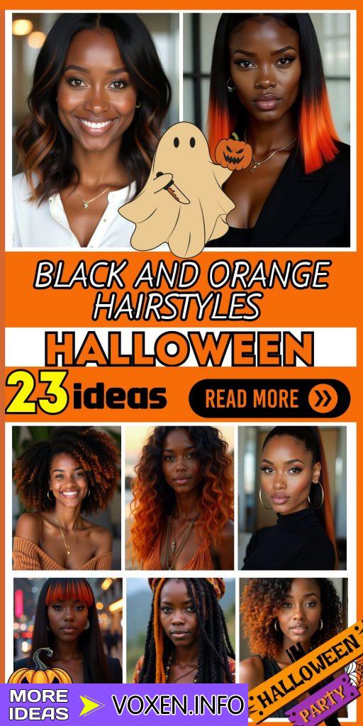 23 Stunning Black and Orange Hairstyles for Every Occasion