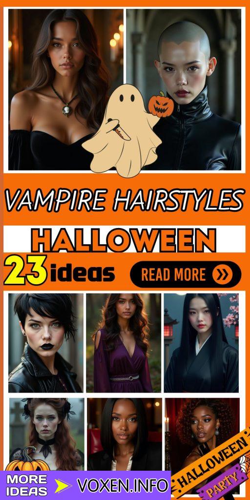 23 Mesmerizing Vampire Hairstyles for a Dark, Elegant Look