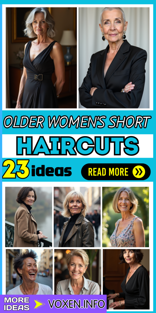 23 Stylish Short Haircuts for Older Women: Embrace Elegance Over 50