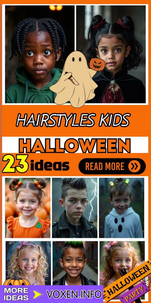 23 Creative and Easy Halloween Hairstyles for Kids