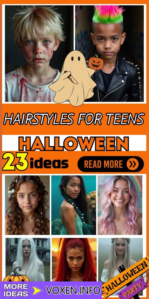 23 Top Halloween Hairstyles for Teens: Get Spooky and Stylish!