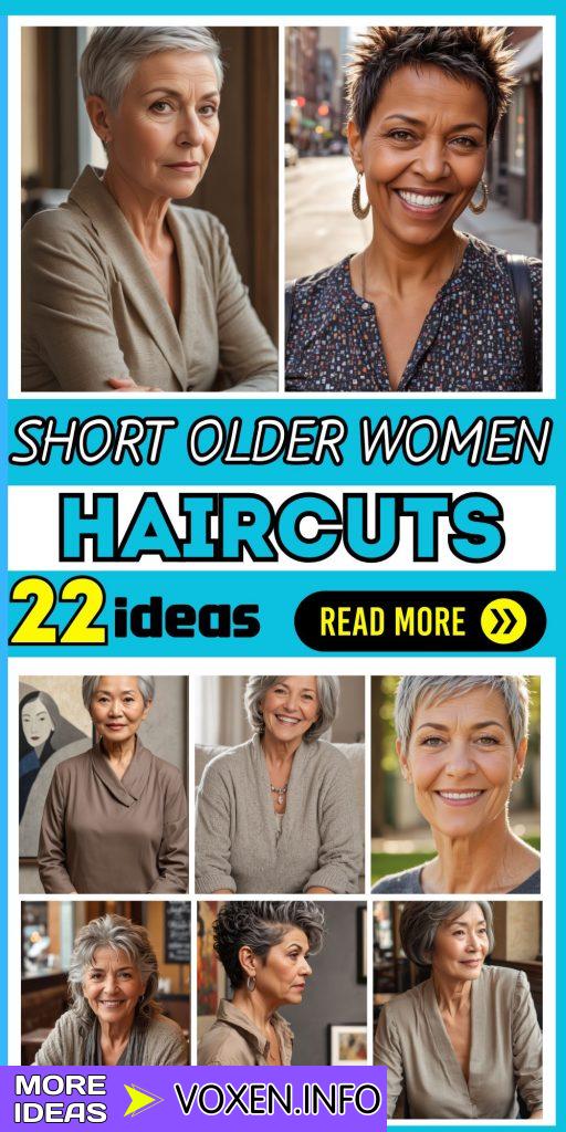 22 Stylish Short Haircuts for Older Women Over 60: Trendy Looks