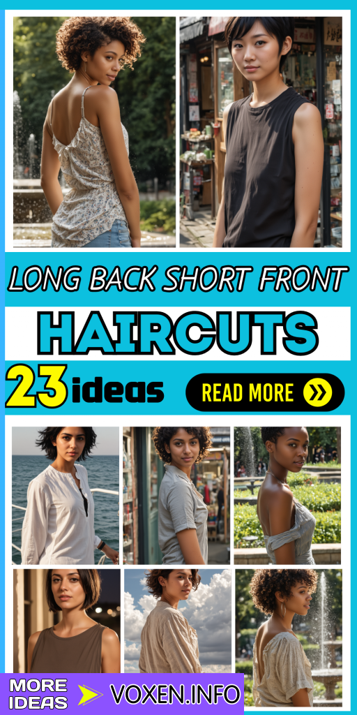 23 Discover the Trendy Long Back Short Front Haircut for Women