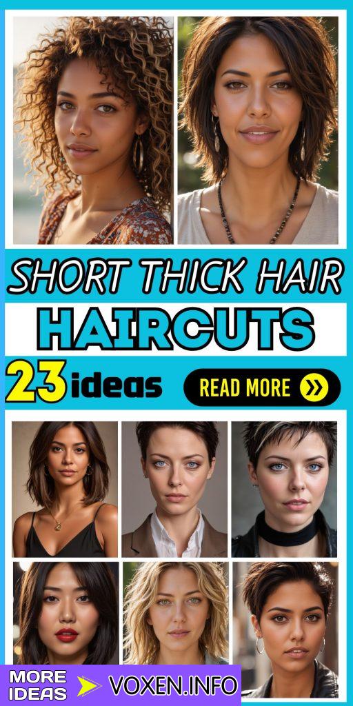 23 Top Short Haircuts for Thick Hair Women in 2024