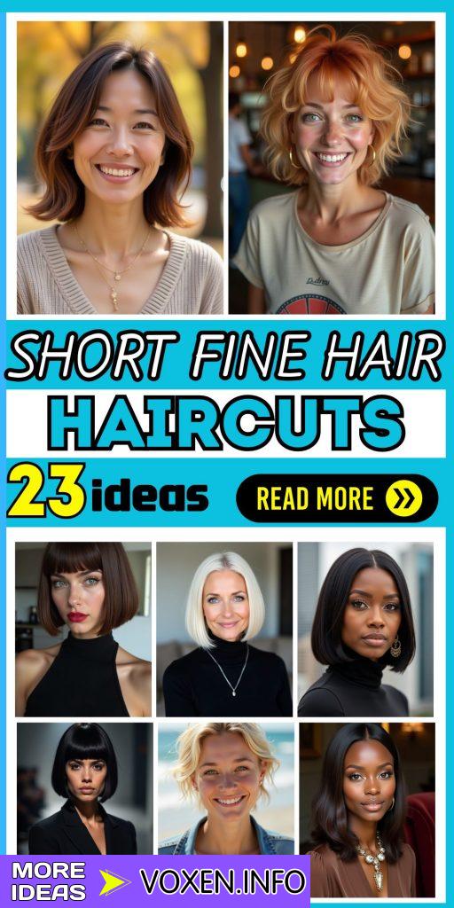 23 Best Short Haircuts for Fine Hair in 2024 – Top Styles for Women