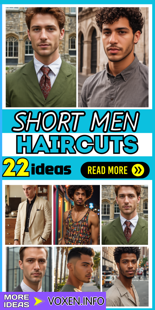 22 Best Short Haircuts for Men: Top  Stylish Choices for 2024