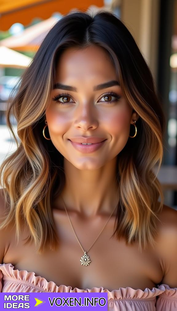 23 Dark Caramel Balayage: The Hottest Hair Trend for Brunettes in 2024