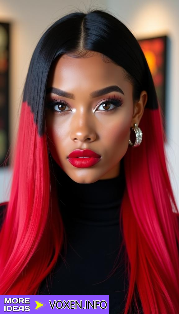 23 Stunning Colorblock Hair Ideas to Elevate Your Style