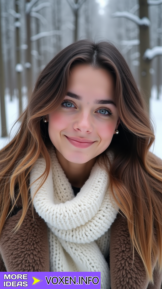 23 Stunning Winter Brown Hair Colors for Brunettes: From Balayage to Highlights & More