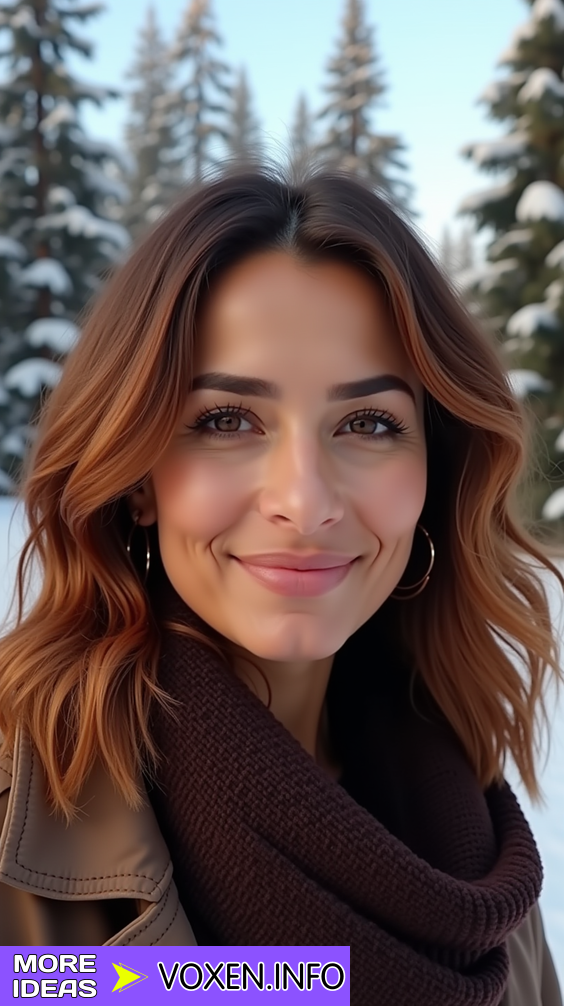 23 Stunning Winter Brown Hair Colors for Brunettes: From Balayage to Highlights & More