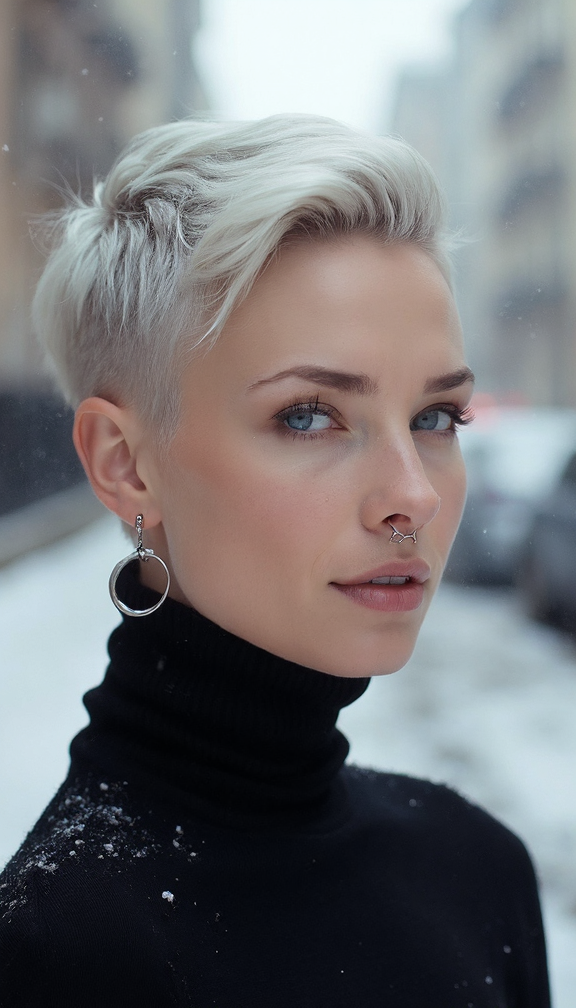 23 Bold Short Winter Haircuts for 2024-2025 with Stunning Hair Color Ideas