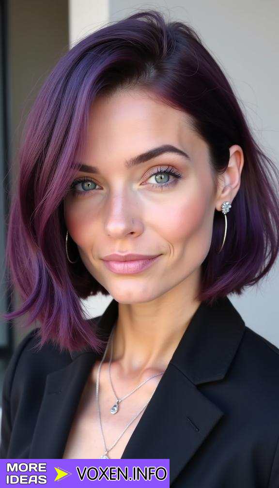 23 Bold Dark Plum Hair Color Ideas for a Stunning Transformation