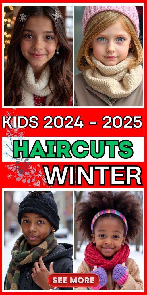 23 Top Winter Hairstyles for Kids 2024-2025: Trendy and Cozy Ideas