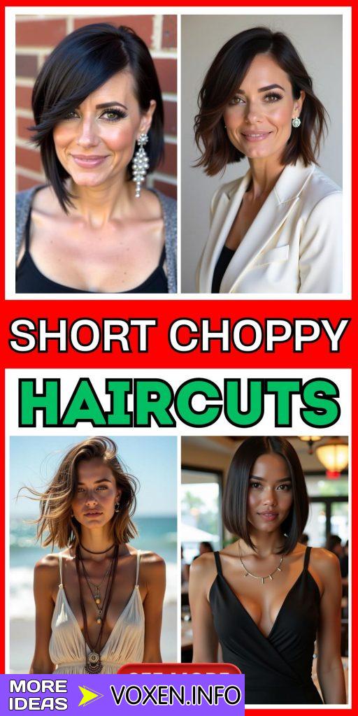 23 Trendy Short Choppy Haircuts for Women with All Hair Types