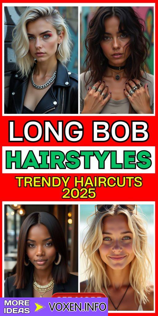 23 Top Long Bob Hairstyles 2025 – Trendy Lobs You’ll Love