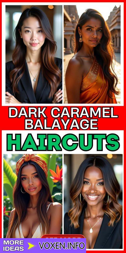 23 Dark Caramel Balayage: The Hottest Hair Trend for Brunettes in 2024