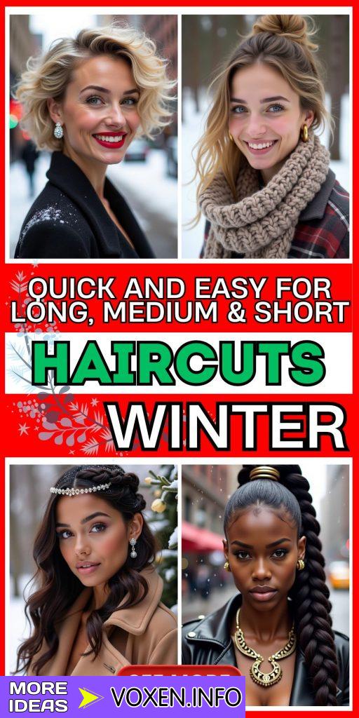 23 Quick and Easy Winter Hairstyles for Long, Medium & Short Hair – Step-by-Step Tutorials