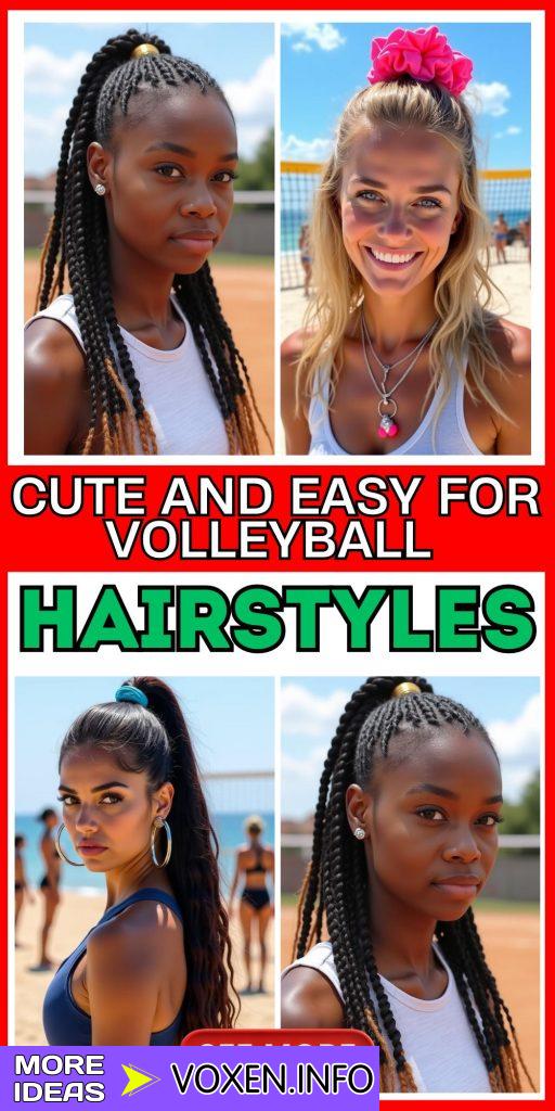 23 Cute and Easy Volleyball Hairstyles for All Hair Lengths