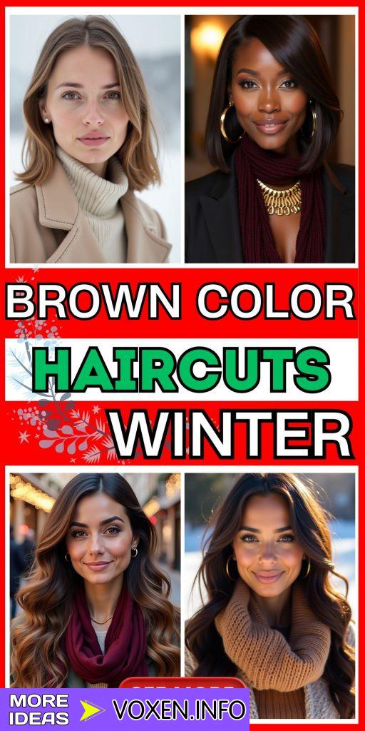 23 Stunning Winter Brown Hair Colors for Brunettes: From Balayage to Highlights & More