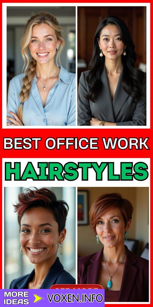 23 Classy Hairstyles Perfect for Office Work