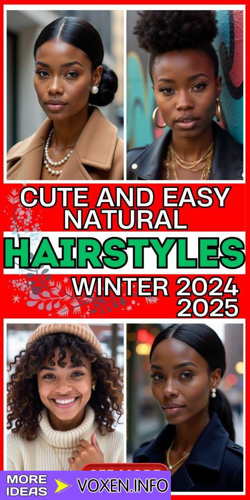 23 Cute and Easy Winter Natural Hairstyles for Effortless Style 2024 2025