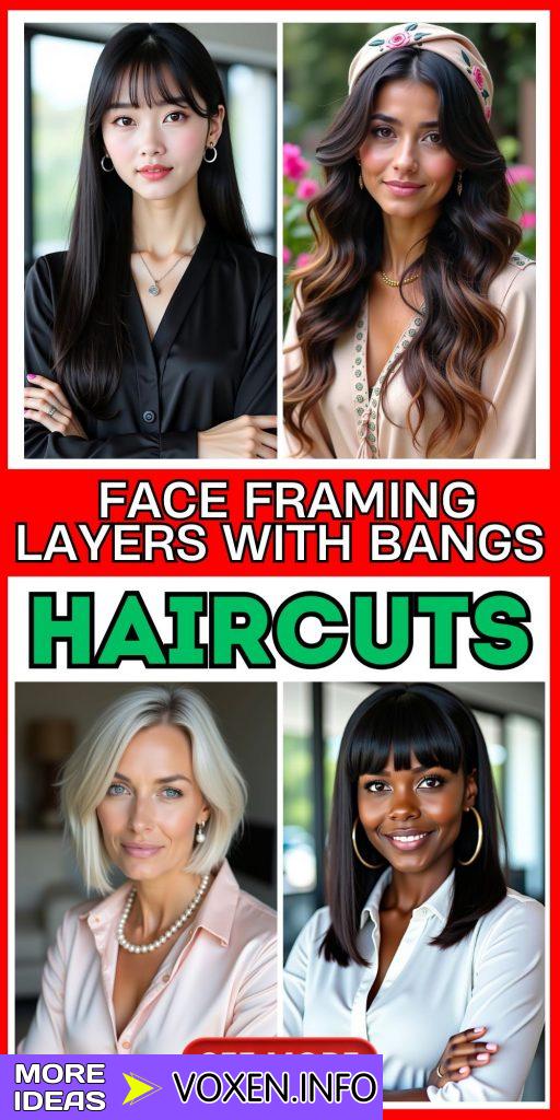 23 Discover the Best Face Framing Layers with Bangs for Every Hair Type