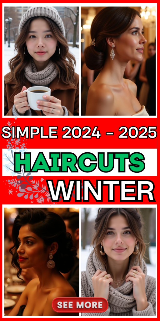 23 Simple Winter Hairstyles for 2024-2025 – Perfect for Formal Dances and Casual Events