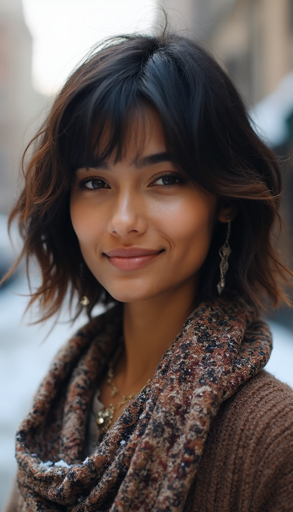 23 Top Winter Haircuts with Bangs for 2024-2025: Styles to Try This Season