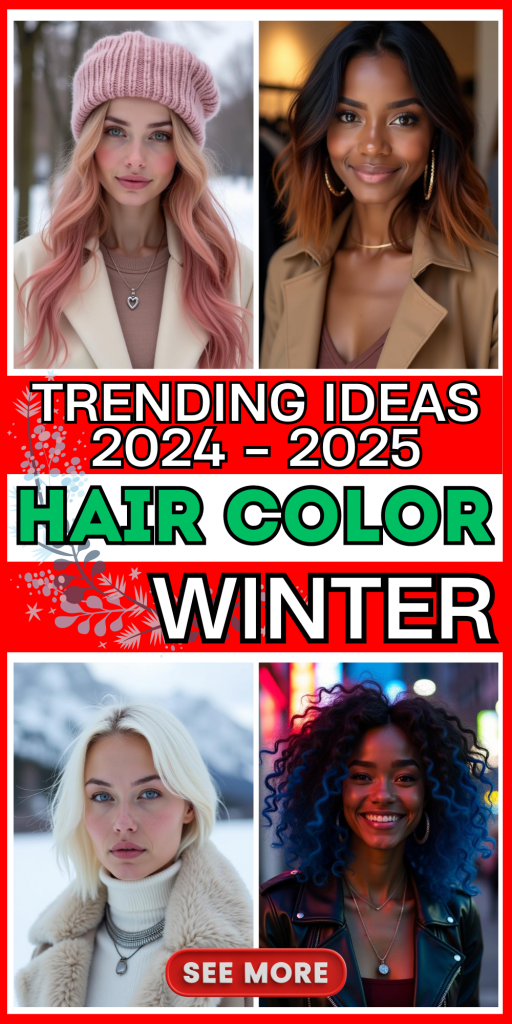 23 Top Winter Hair Color Trends for 2024-2025 – Frosted Blondes and Rich Brunettes