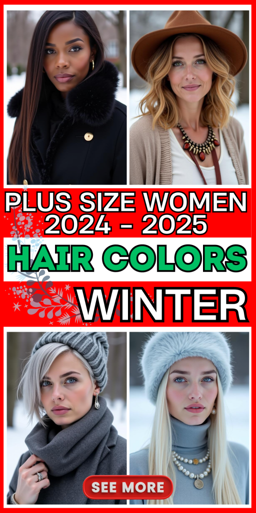 Top Winter Hair Color Trends for Plus Size Women (2024-2025 Edition)