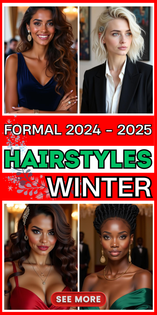 23 Top Winter Formal Hairstyles 2024-2025: Curly, Sleek, and Braided Looks