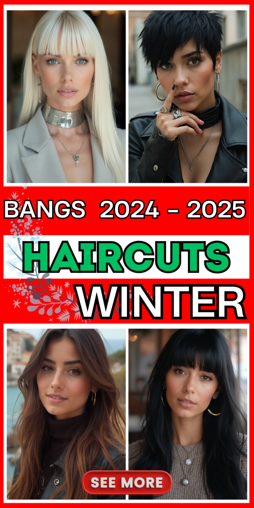 23 Top Winter Haircuts with Bangs for 2024-2025: Styles to Try This Season