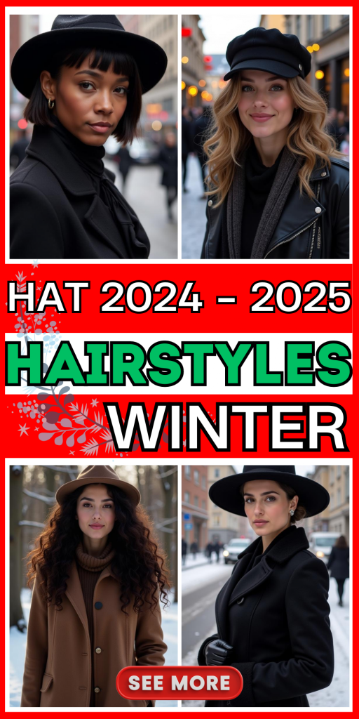 23 Winter Hat Hairstyles for 2024-2025: Trendy Looks for Every Hair Length