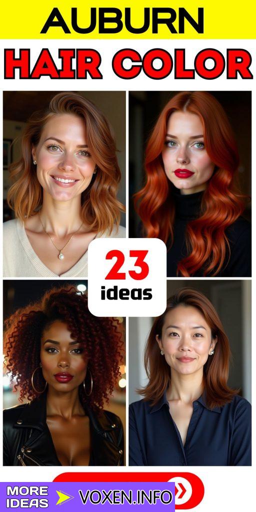 23 Gorgeous Auburn Hair Colors to Try in 2024