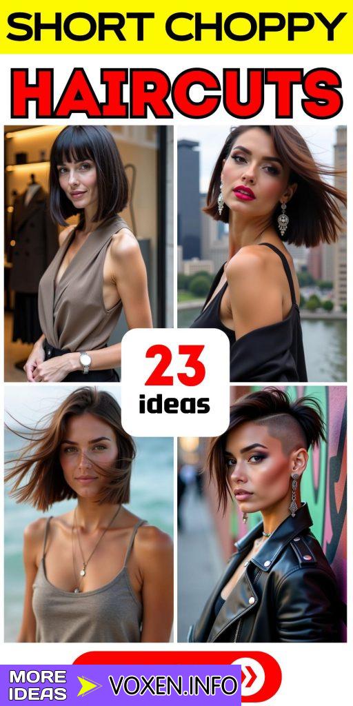 23 Trendy Short Choppy Haircuts for Women with All Hair Types