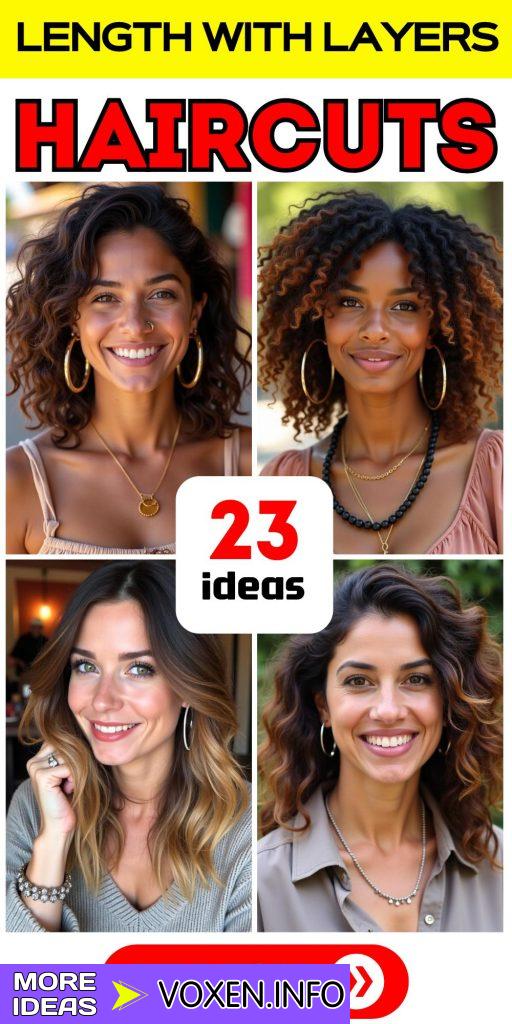 23 Trendy Medium Length Haircuts with Layers: Styles for Moms, Round Faces & Wavy Hair