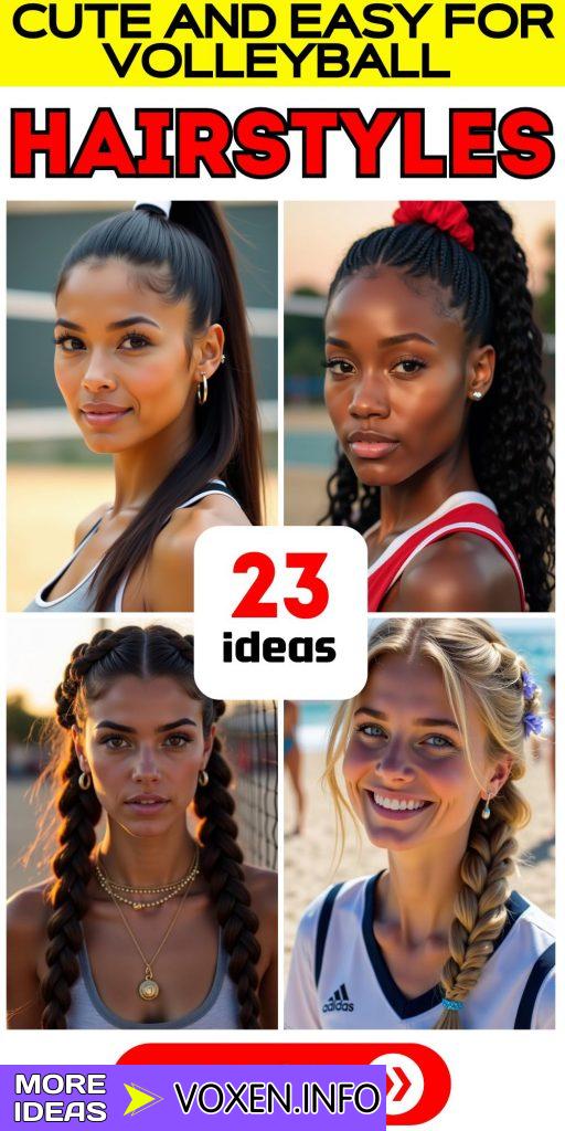 23 Cute and Easy Volleyball Hairstyles for All Hair Lengths