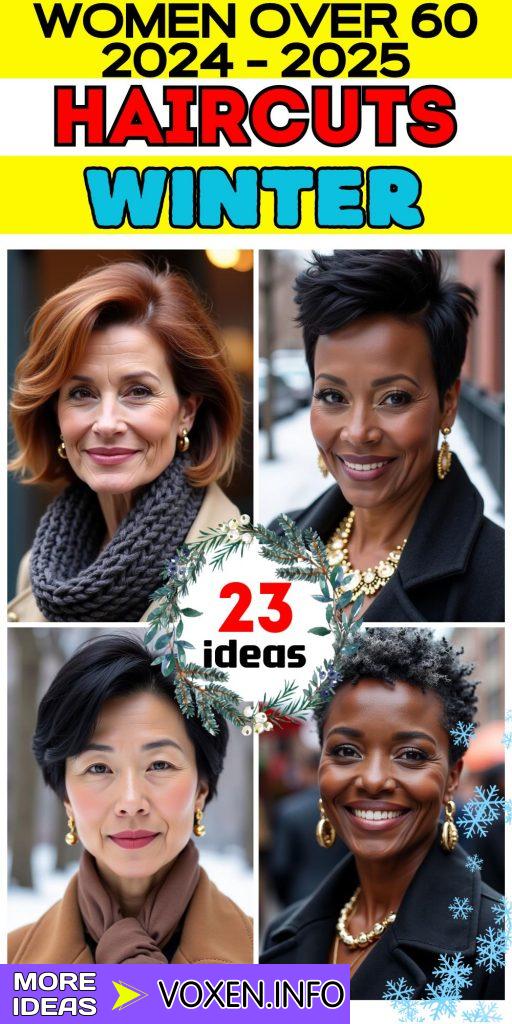 23 Top Winter Haircuts for Women Over 60 in 2024-2025: Chic Pixies, Bobs, and Layers