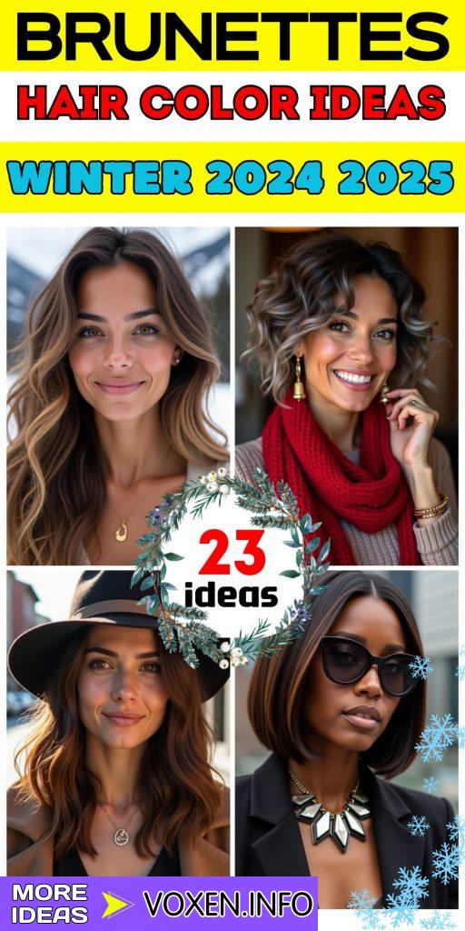 23 Stunning Winter Hair Color Ideas for Brunettes: Stay Trendy and Warm 2024 2025