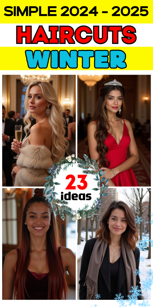 23 Simple Winter Hairstyles for 2024-2025 – Perfect for Formal Dances and Casual Events