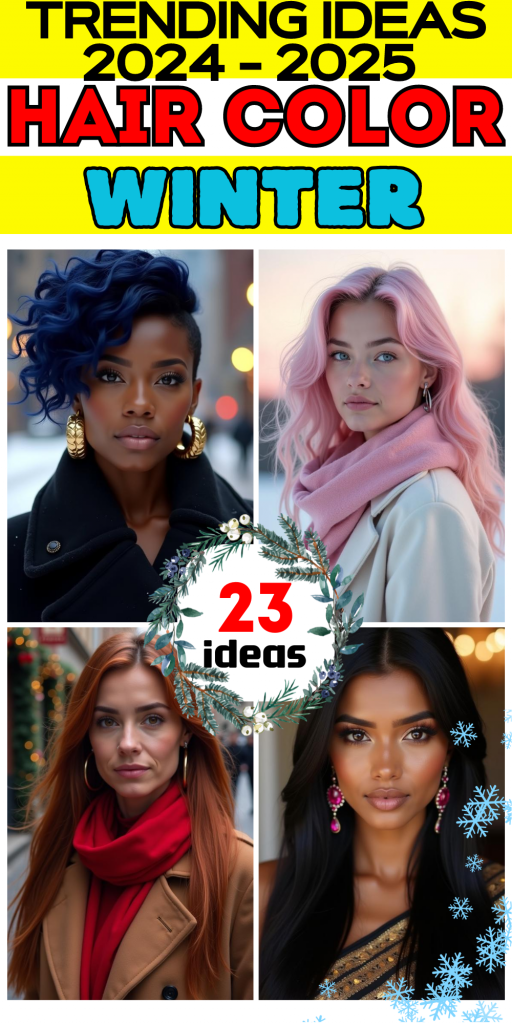 23 Top Winter Hair Color Trends for 2024-2025 – Frosted Blondes and Rich Brunettes