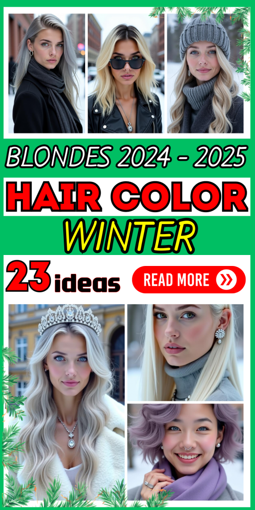 23 Top Winter Hair Color Trends for Blondes 2024-2025: Icy Blondes, Lowlights, and More