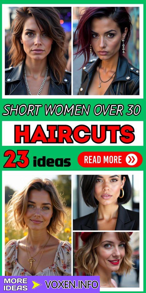 23 Stylish Short Haircuts for Women Over 30